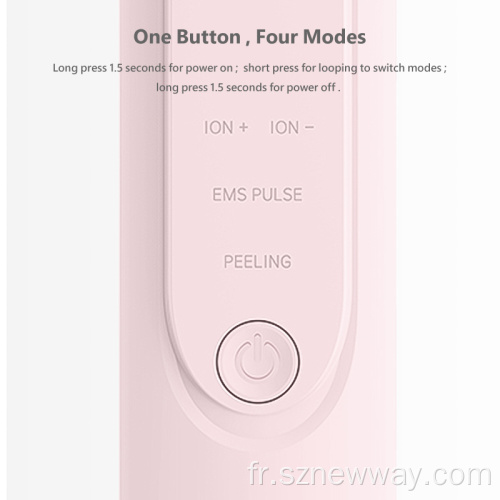 Enface Ultrasonic nettoyant la peau de peau du visage